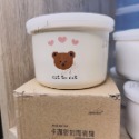 24H台灣出貨🚚INS韓國小熊保溫斜背包🧸兒童斜背包/媽媽包/副食品包/便當提袋/餐袋/保溫包/帆布包/奶瓶袋-規格圖7