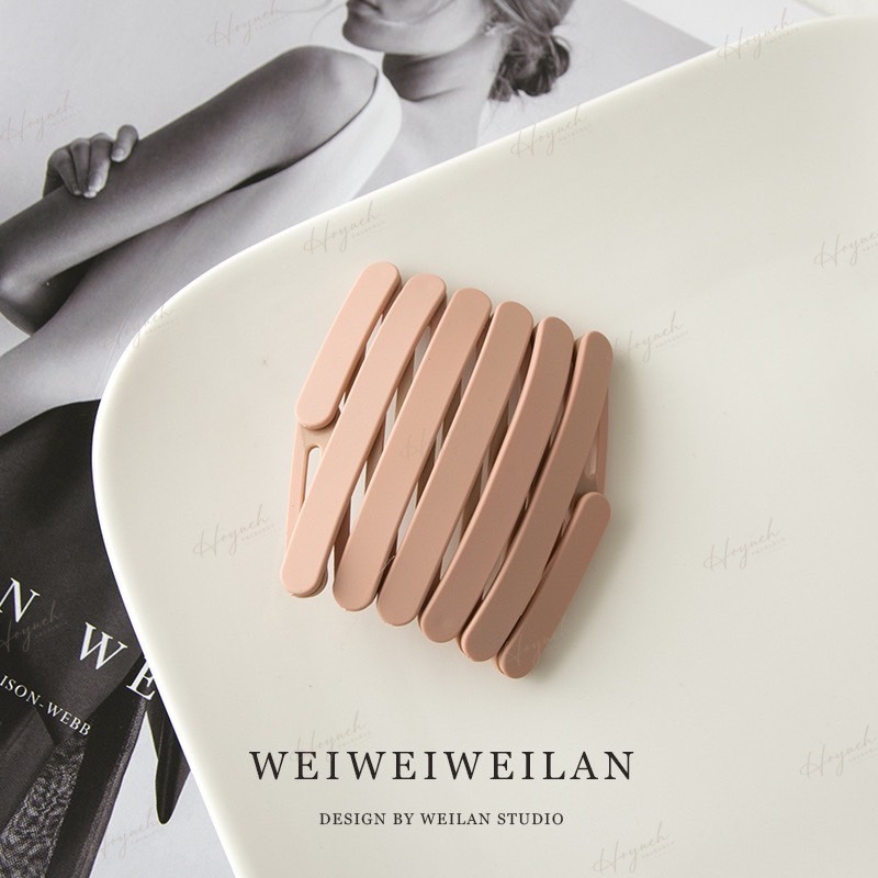 24H台灣出貨🚚INS摺疊髮箍🧸髮飾/髮圈/髮夾/造型髮箍/網美必備/媽媽必備-細節圖3