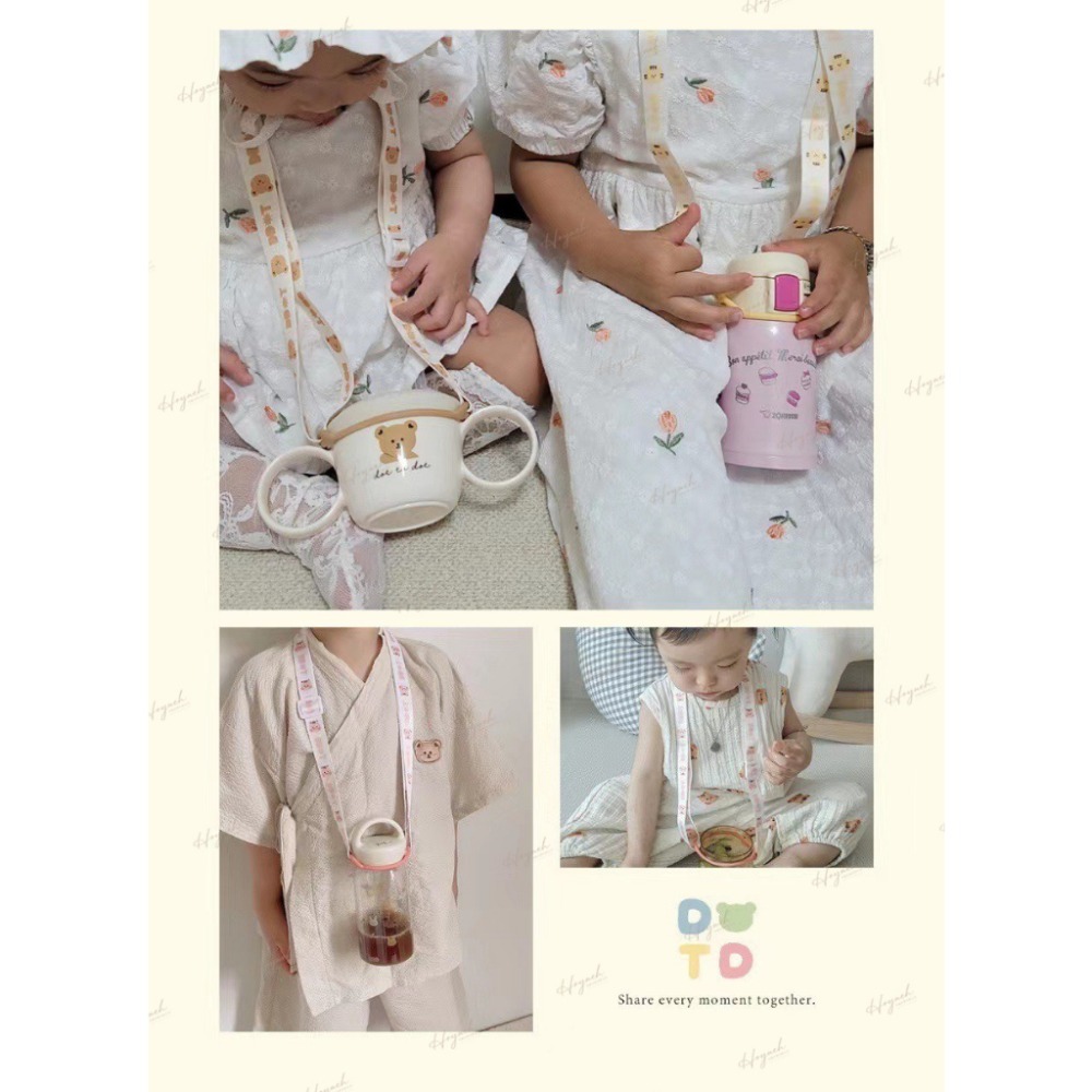 24H台灣出貨🚚奶瓶專用背帶 水壺帶 sinba奶瓶 水壺杯帶 保溫杯背帶 水杯扣 飲料瓶背帶 水壺斜跨袋 水壺-細節圖7