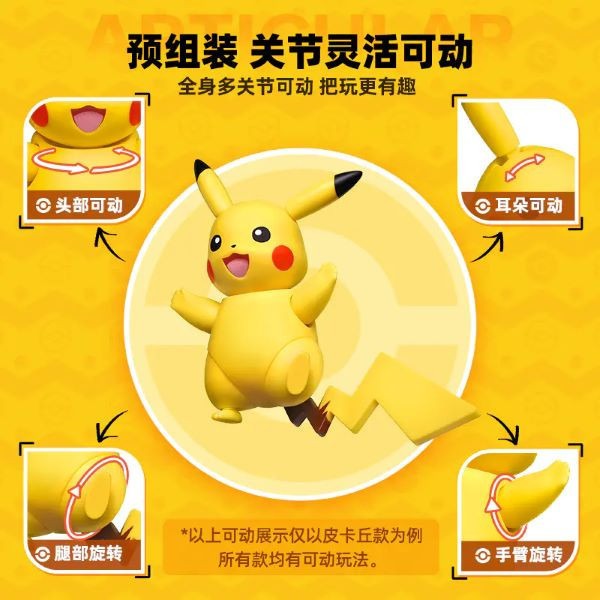 €積樂黑市€ Blokees 布魯可 盒玩 寶可夢 經典版S系列 冒險的序章 全6種 一中盒-細節圖2