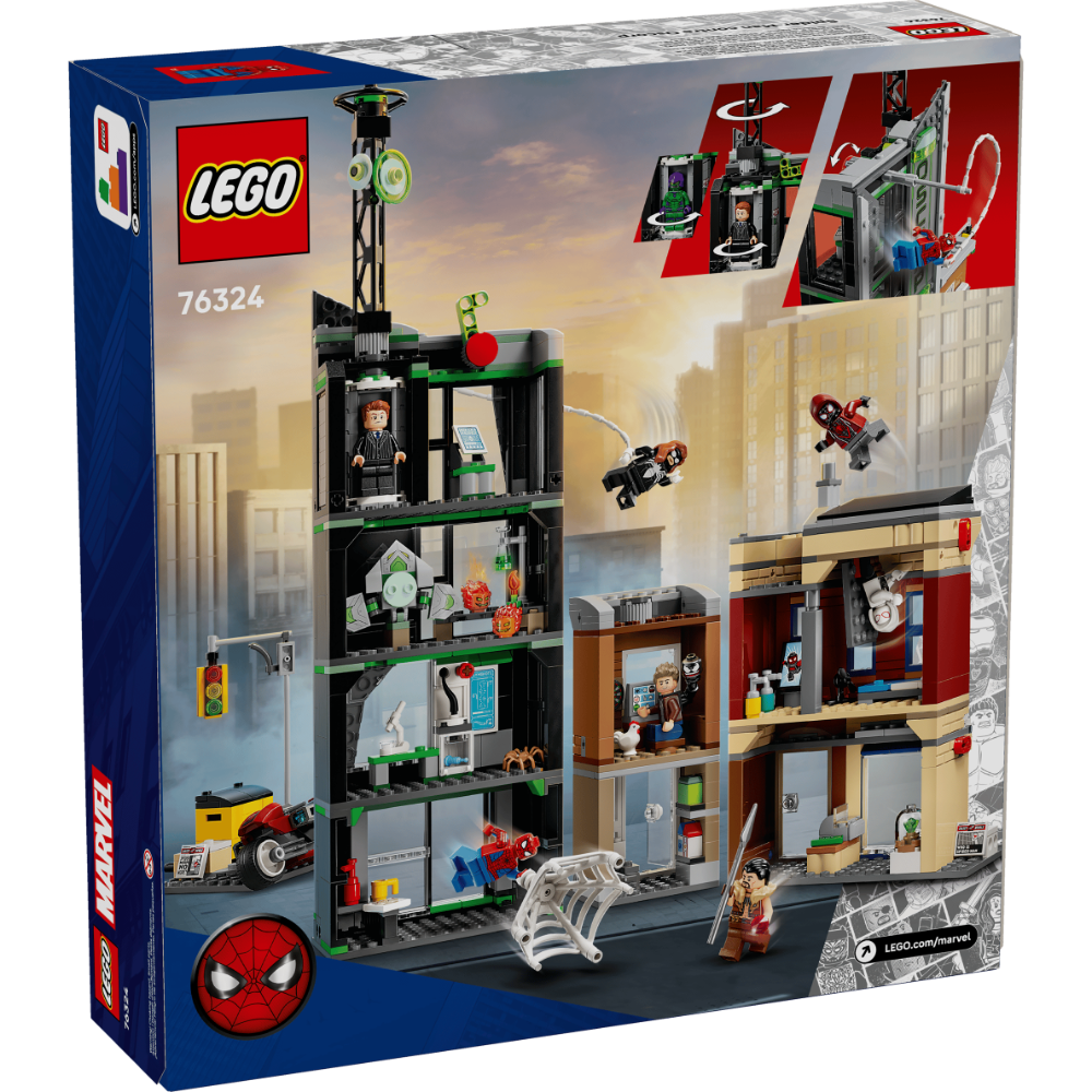€積樂黑市€ LEGO 樂高 76324 蜘蛛人大戰奧斯朋企業 漫威 禮物 7歲-細節圖2