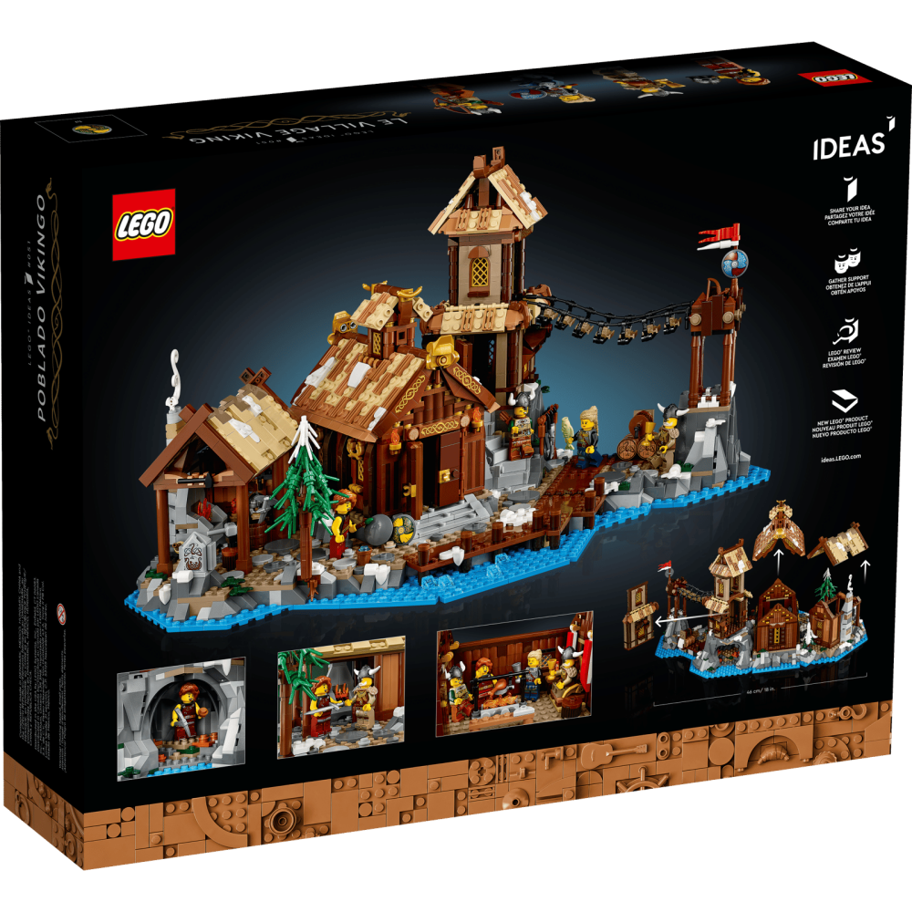 €積樂黑市€ LEGO 樂高 Ideas 21343 維京村莊  Viking Village 禮物-細節圖4