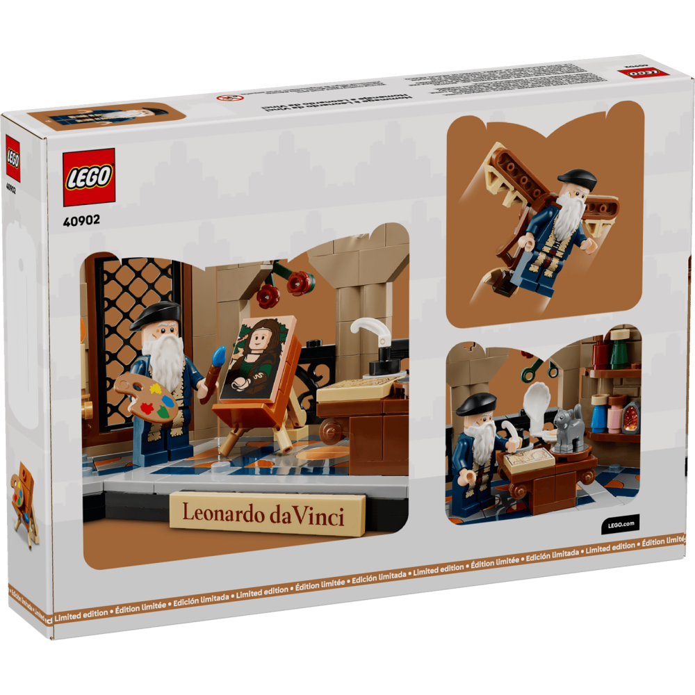 €積樂黑市€ LEGO 樂高 限量 40902 致敬李奧納多·達文西 禮物-細節圖4