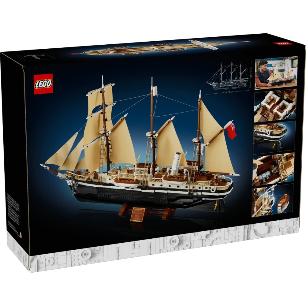 €積樂黑市€ 樂高 LEGO 10335 堅忍號 IDEAS 禮物 船 擺飾-細節圖3