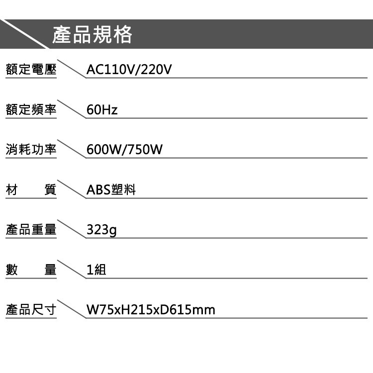 KINYO 耐嘉 KH-192 雙電壓折疊式吹風機 折疊吹風機 摺疊吹 風機 吹風機 吹風筒 兩段式吹風機 沙龍吹風機-細節圖2