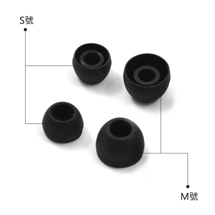 入耳式 矽膠耳塞套 可替換 內耳式 軟膠 耳塞 耳帽 MW600 SBH50 SBH24 SBH56 ASUS HTC-細節圖2