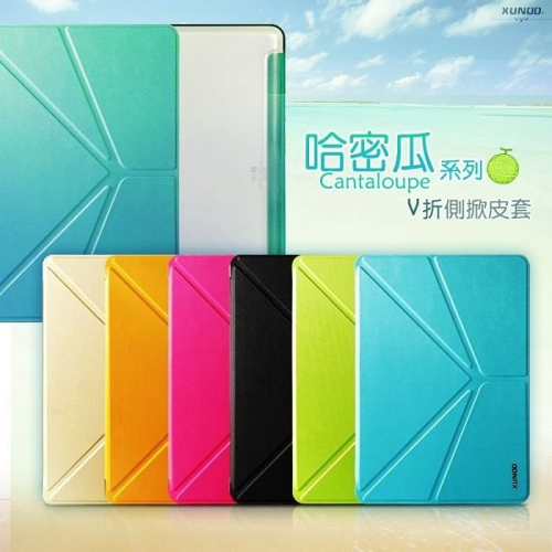 Samsung Tab4 10.1吋 T531(3G版)/T530(WiFi版)哈密瓜系列V折保護套/側掀皮套/保護殼