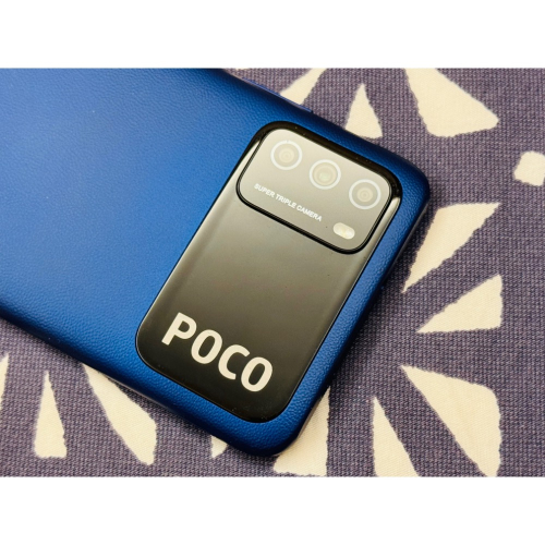 POCO M3 64GB 冷酷藍空機裸裝附贈原廠充電線 二手 老人機首選