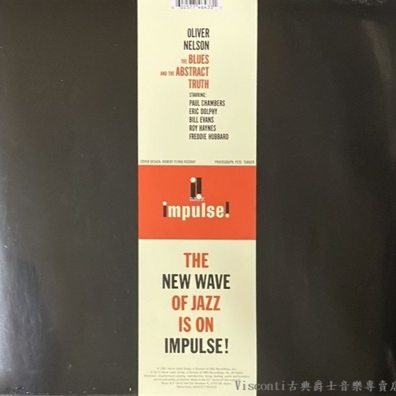 @【Impulse!】Oliver Nelson:The Blues And The Abstract Truth-黑膠-細節圖2