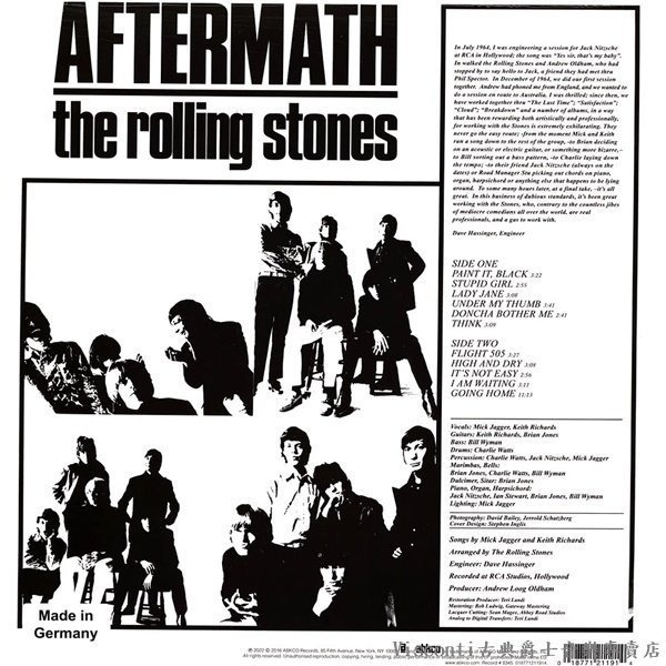 【Universal】The Rolling Stones:Aftermath-美國版(黑膠唱片)-細節圖2