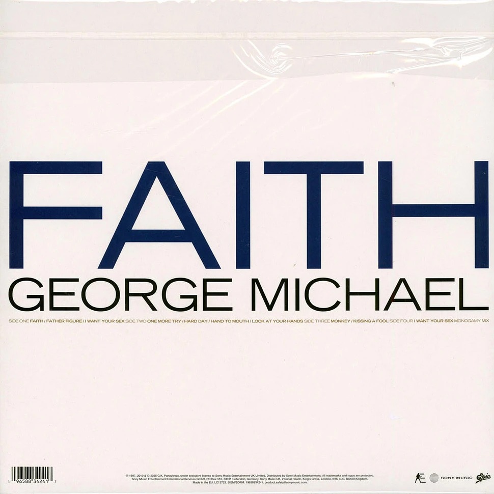 ＠【SONY】George Michael : Faith (二張黑膠唱片)-細節圖3