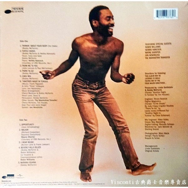 @【Blue Note】Bobby McFerrin:Spontaneous Inventions(黑膠唱片)-細節圖2