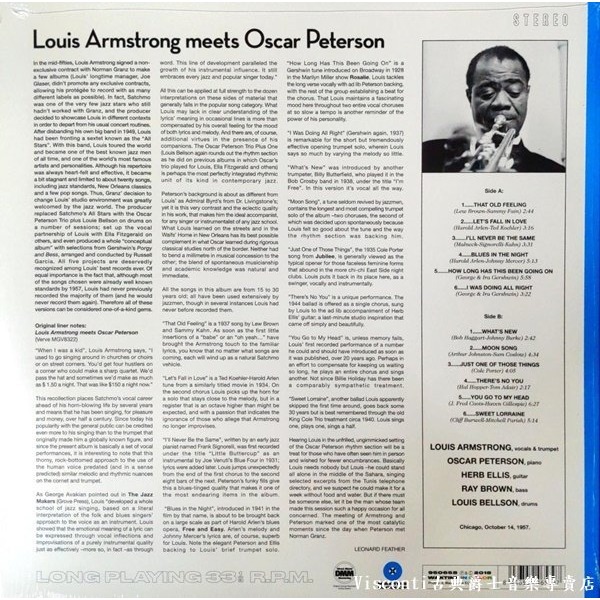 @【WAXTIME】Louis Armstrong meets Oscar Peterson(限量彩膠)-細節圖2