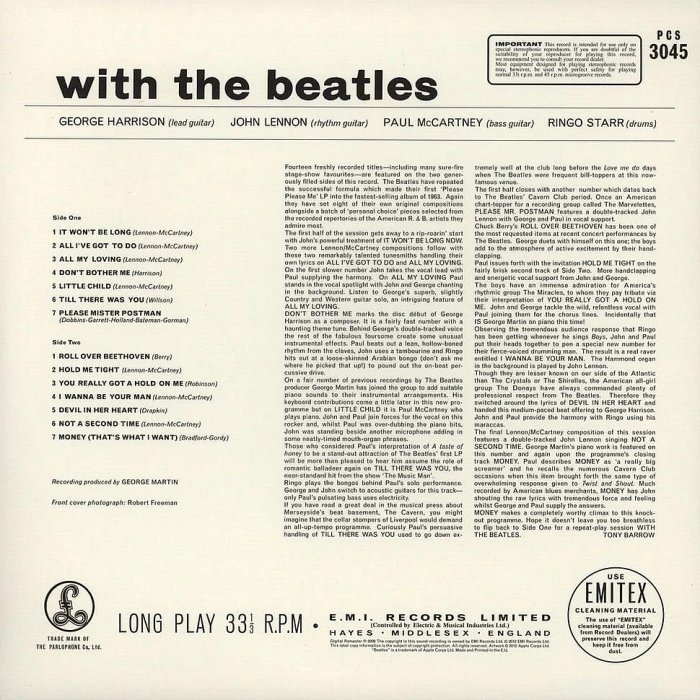 @【Apple】The Beatles: With The Beatles(黑膠唱片)-細節圖2