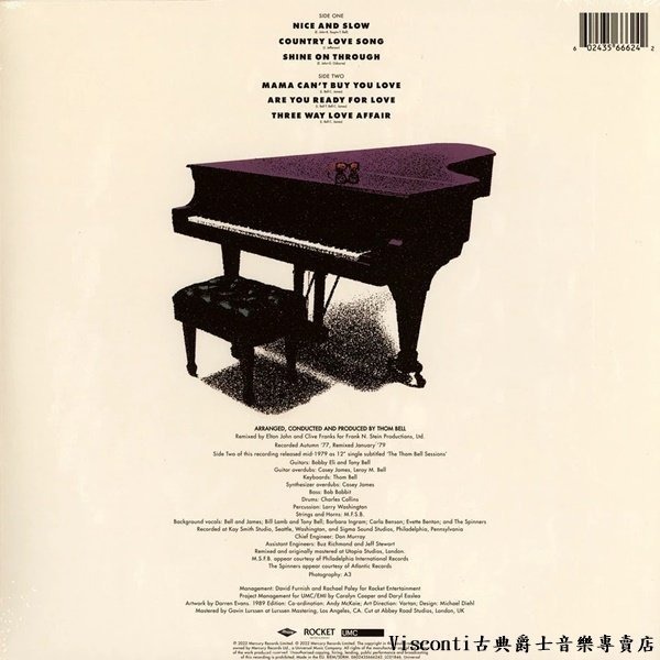 【Mercury】Elton John: Complete Thom Bell Sessions(薰衣草彩膠)-細節圖2