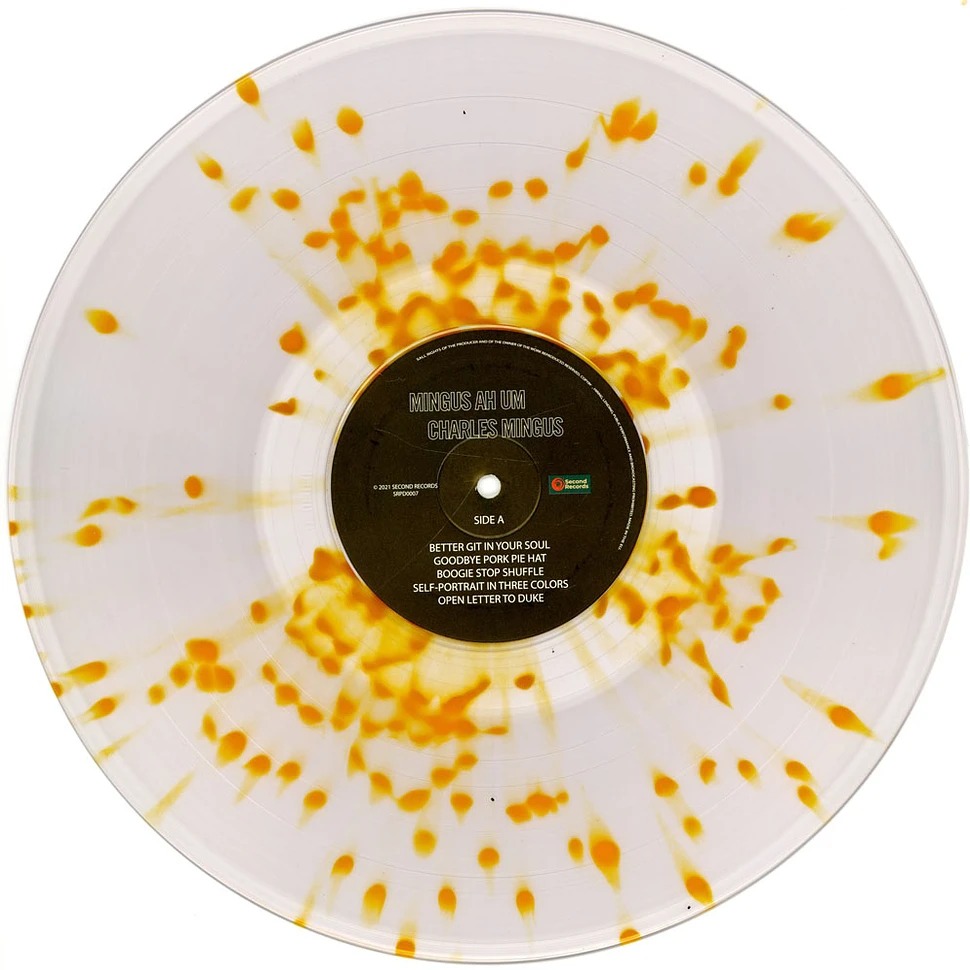 【Second預購】Charles Mingus:Mingus Ah Um (橘色飛濺彩膠)-細節圖4
