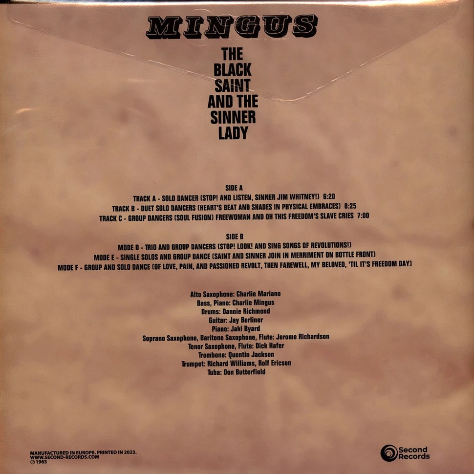 【Second預購】Charles Mingus:The Black Saint And The Sinner Lady-細節圖2