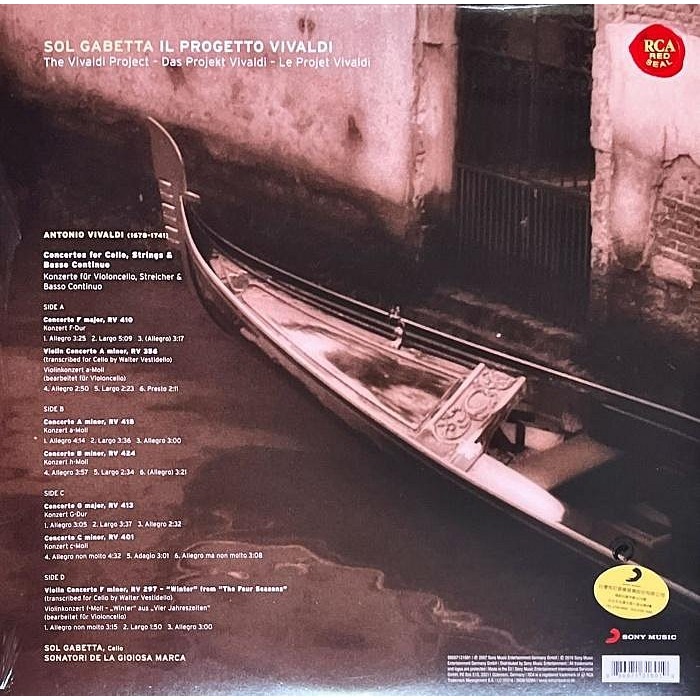 @【Sony】Sol Gabetta : Il Progetto Vivaldi (二張黑膠)-細節圖2