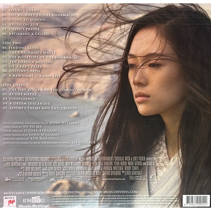 @【Music on Vinyl】Memoirs Of A Geisha藝伎回憶錄-電影原聲帶 (二張黑膠)-細節圖2