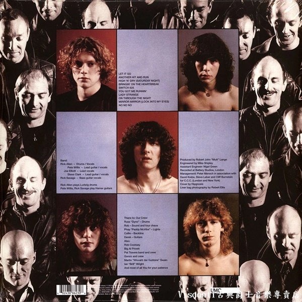 【Mercury】Def Leppard:High ＇n＇ Dry威豹:擱淺(2022年RSD圖像彩膠)-細節圖3