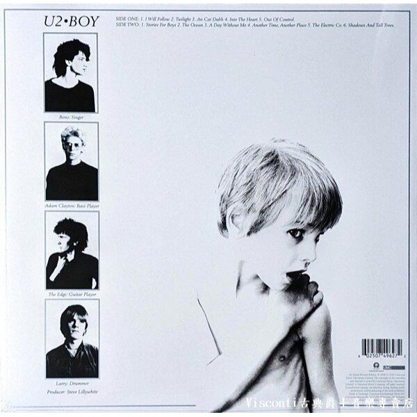 @【Island】U2:Boy U2:男孩(40周年紀念RSD白色彩膠)-細節圖2