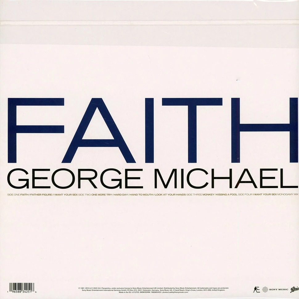 ＠【SONY】George Michael : Faith (二張限量紅黑大理石彩膠)-細節圖3