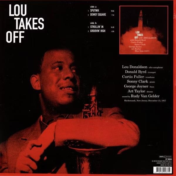 【Vinyl Passion】Lou Donaldson : Lou Takes Off (黑膠唱片)-細節圖2