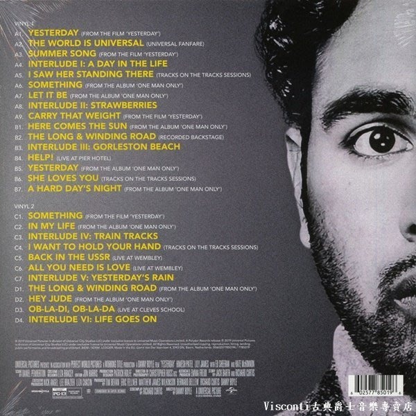 【Polydor】Yesterday靠譜歌王-電影原聲帶(Himesh Patel)(二張黑膠唱片)-細節圖2