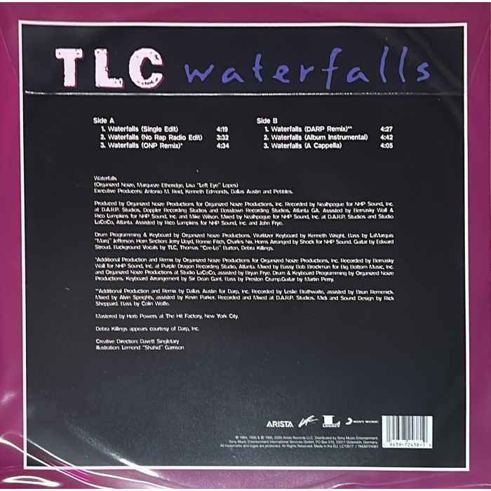 @【Arista】TLC : Waterfalls (12吋圖像彩膠)-細節圖2