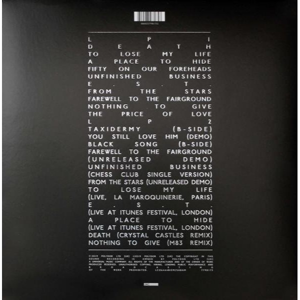 @【Polydor】White Lies: To Lose My Life...(10周年紀念豪華版雙黑膠)-細節圖2