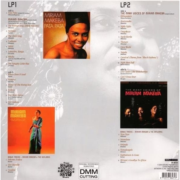 【Vinyl Passion】Miriam Makeba : Pata Pata (二張黑膠唱片)-細節圖2