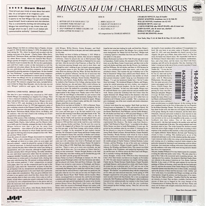 @【Jazz Wax】Charles Mingus:Mingus Ah Um (黑膠唱片)-細節圖2