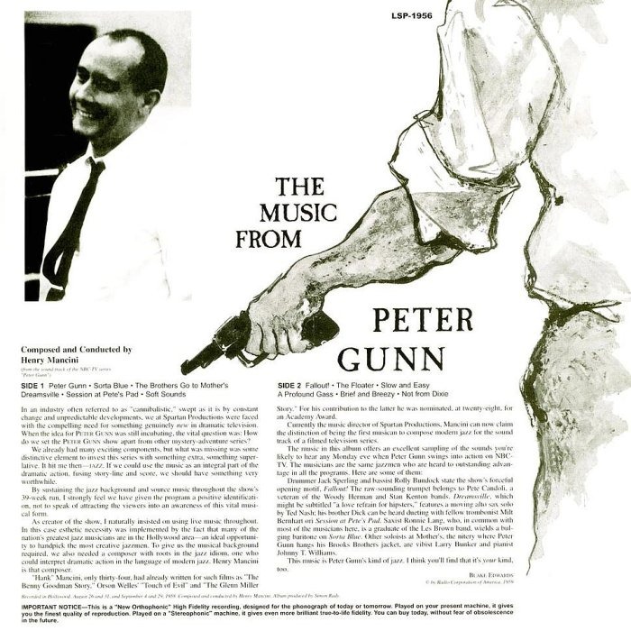 【Speakers Corner】Peter Gunn彼得甘-電視原聲帶主題曲及插曲(Henry Mancini)-細節圖2