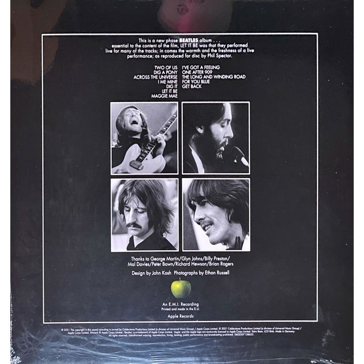 @【Apple】The Beatles: Let It Be (50週年紀念黑膠唱片)-細節圖2