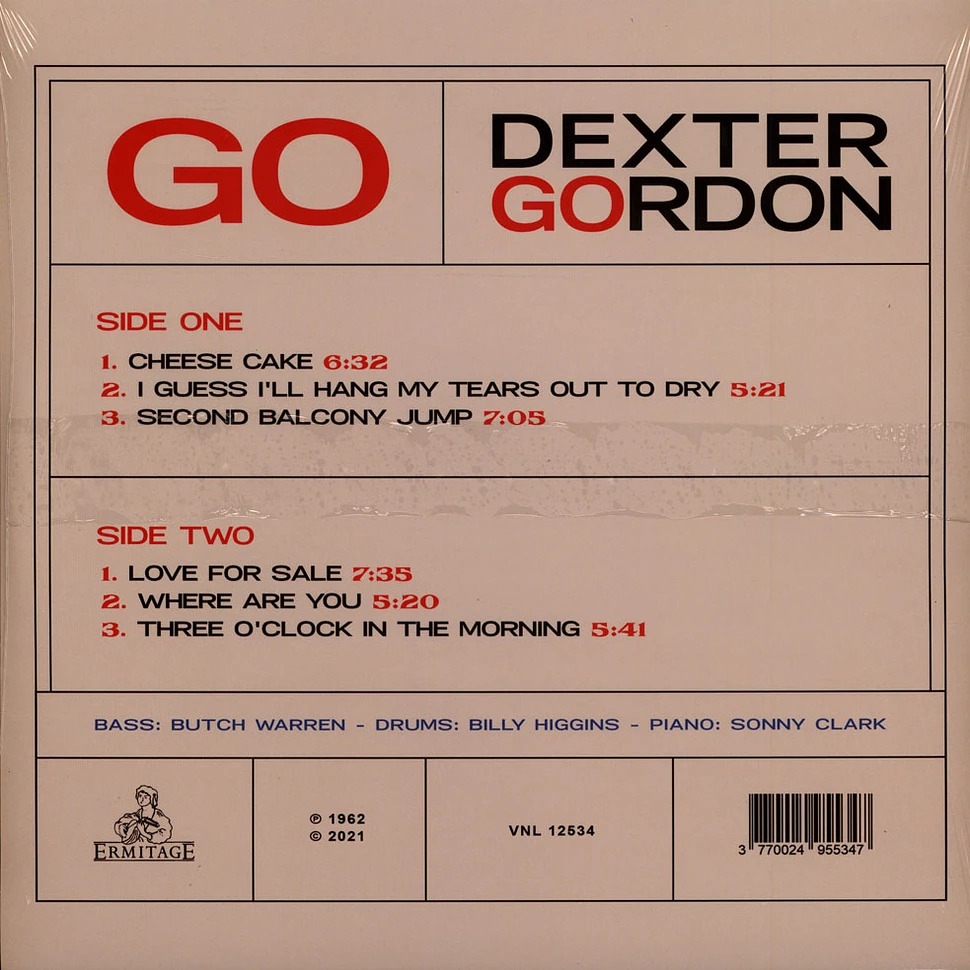 【Ermitage預購】Dexter Gordon : Go! (透明彩膠)-細節圖2
