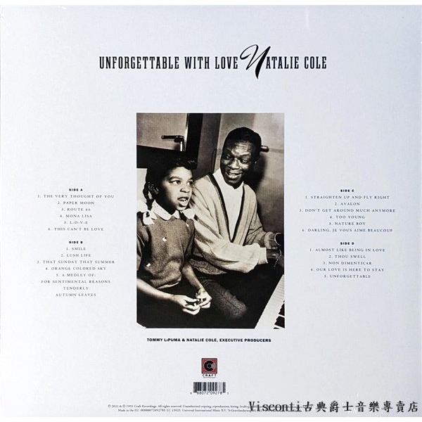 @【Concord】Natalie Cole:Unforgettable...With Love(30周年紀念雙黑膠)-細節圖2