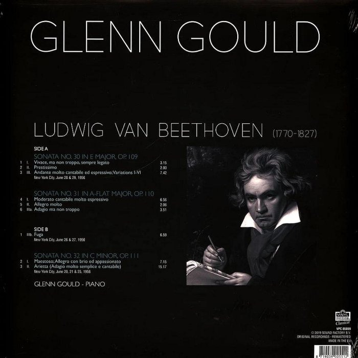 【Vinyl Passion預購】貝多芬:第三十,三十一,三十二號鋼琴奏鳴曲(Glenn Gould顧爾德)(黑膠)-細節圖2