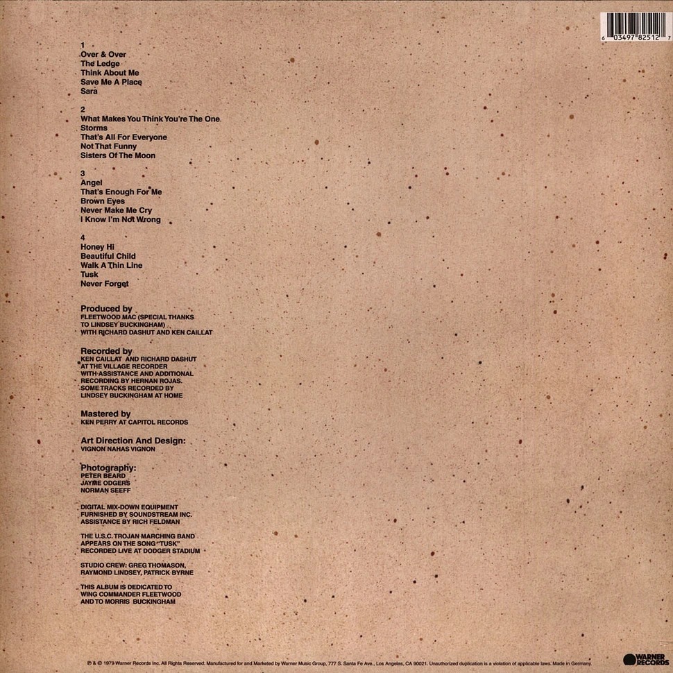 【Warner預購】Fleetwood Mac: Tusk (二張透明彩膠)-細節圖2