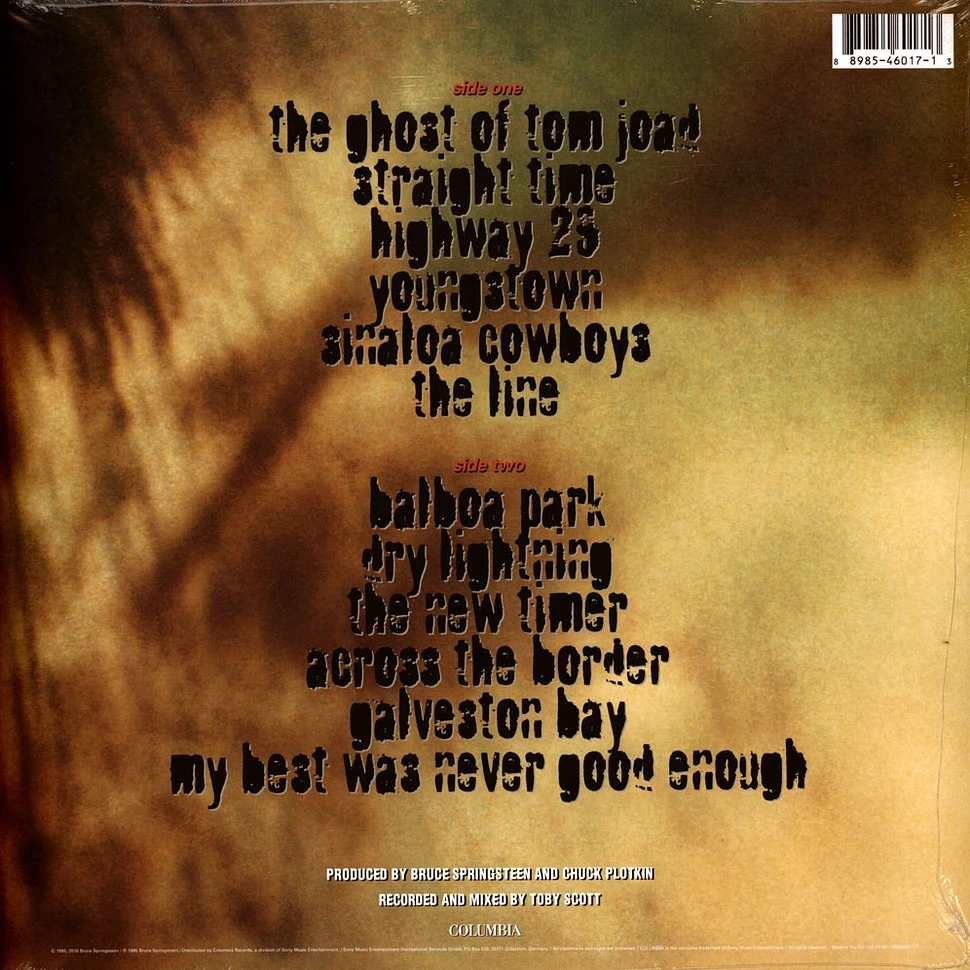 【SONY】Bruce Springsteen: The Ghost Of Tom Joad (黑膠唱片)-細節圖2