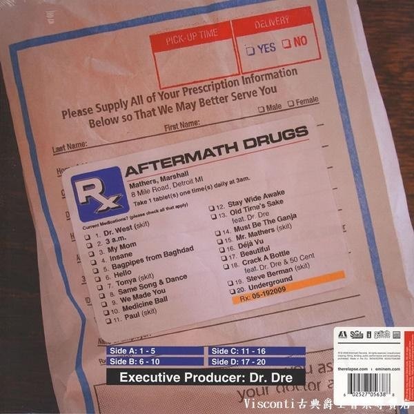 【Interscope】Eminem: Relapse(二張黑膠唱片)-細節圖2