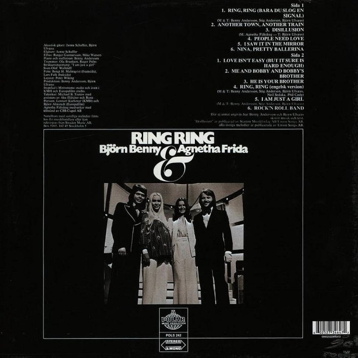 【Polydor】ABBA:Ring Ring阿巴:電話鈴聲【黑膠唱片】-細節圖2