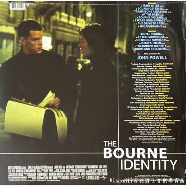 @【Concord】The Bourne Identity神鬼認證-電影原聲帶(John Powell)(黑膠唱片)-細節圖2