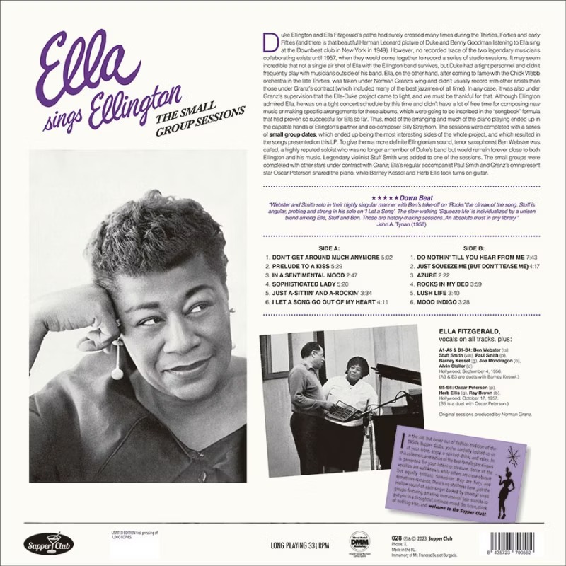 【Supper Club預購】Ella Fitzgerald: Ella Swings Lightly (黑膠唱片)-細節圖2