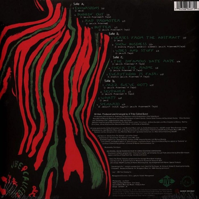 【Sony】A Tribe Called Quest: The Low End Theory (兩張黑膠唱片)-細節圖2