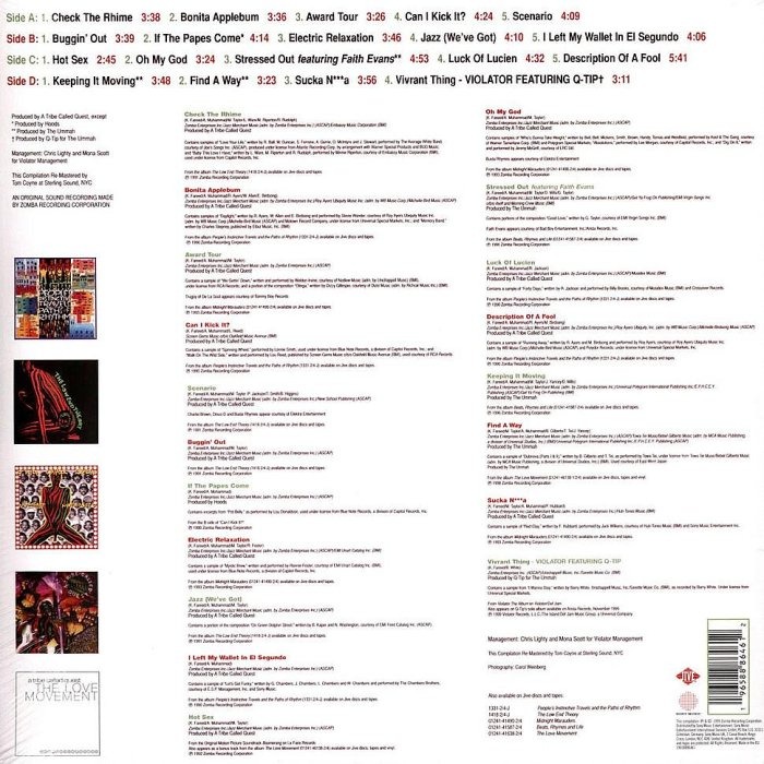 【Sony】A Tribe Called Quest: The Anthology (二張黑膠唱片)-細節圖2