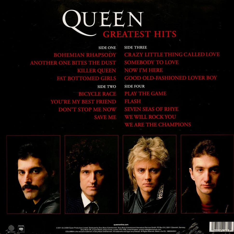 【SONY】Queen: Greatest Hits (二張黑膠唱片)-細節圖2