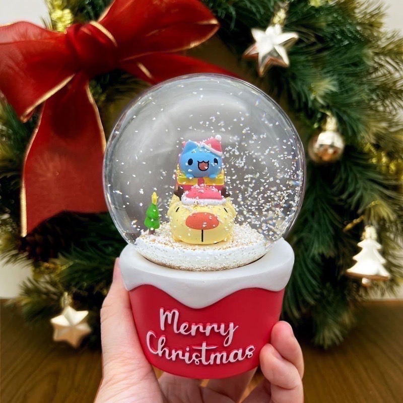 現貨 全新限量絕版 正版授權 7-11 2023 咖波水晶球 黑貓蟲水晶球 咖波翻轉雙面包-細節圖2