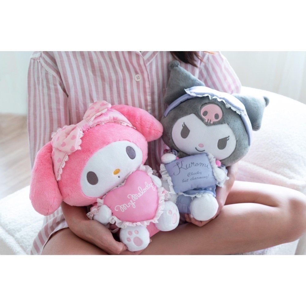 全新限量現貨+預購 7-11 三麗鷗甜蜜夢境睡衣系列絨毛娃娃 玩偶 酷洛米 美樂蒂 史努比聖誕節-細節圖2