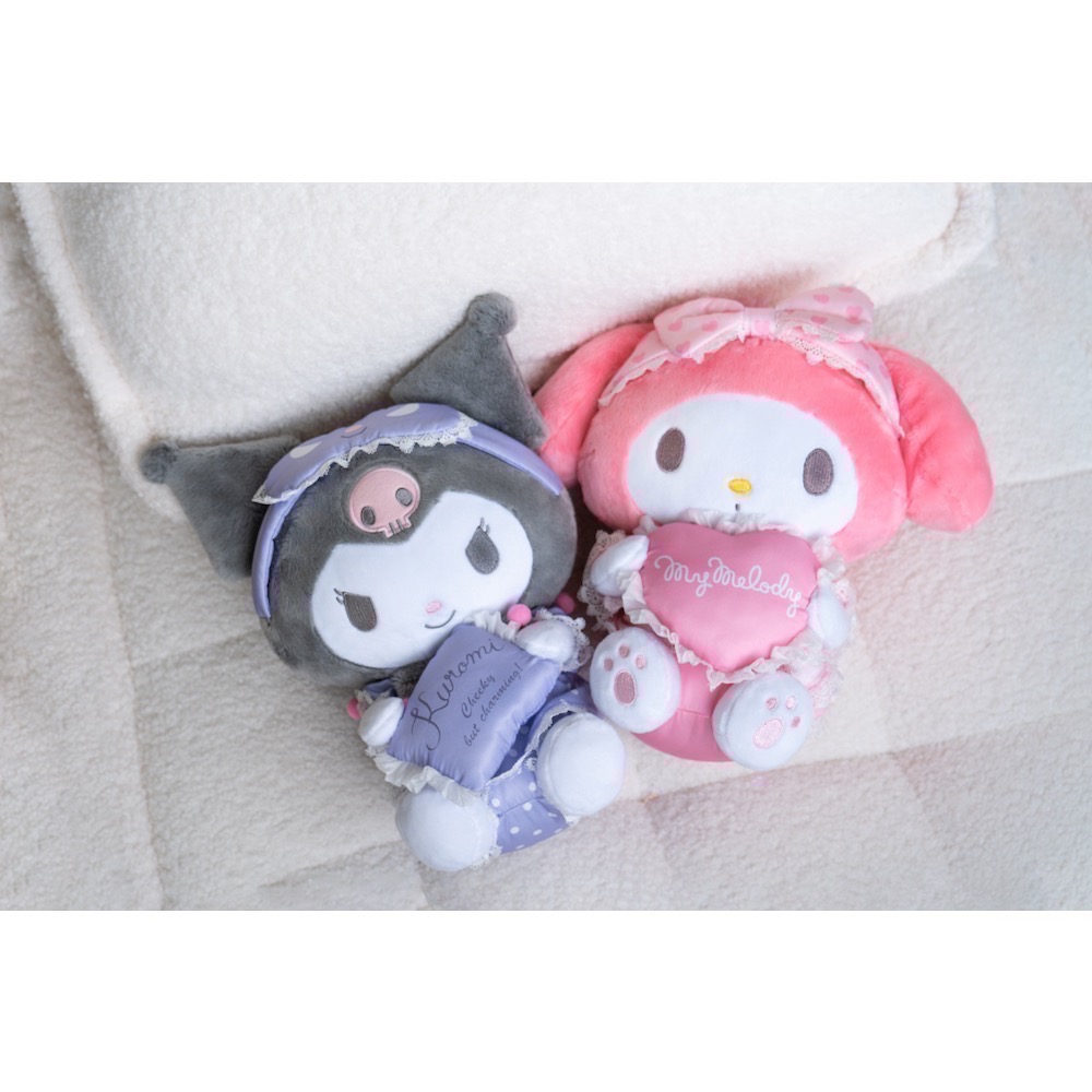 全新限量現貨+預購 7-11 三麗鷗甜蜜夢境睡衣系列絨毛娃娃 玩偶 酷洛米 美樂蒂 史努比聖誕節-細節圖3