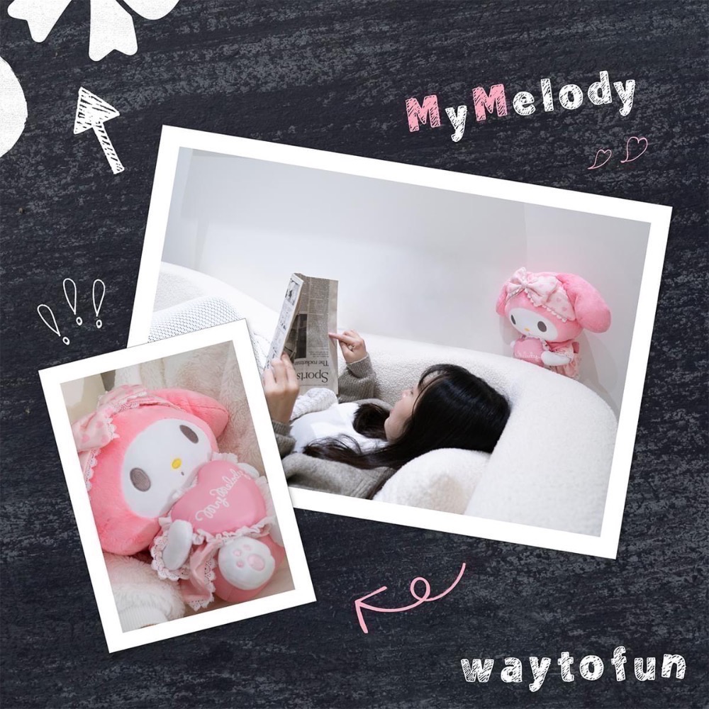 全新限量現貨+預購 7-11 三麗鷗甜蜜夢境睡衣系列絨毛娃娃 玩偶 酷洛米 美樂蒂 史努比聖誕節-細節圖4